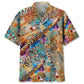 Flute Vintage Art Hawaiian Shirt For Weekend Escape And Relaxed Resort Style