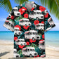 Food Truck Tropical Flower Hawaiian Shirt For Beach Travel, Vacation Cruise, And Seasonal Wardrobe
