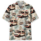 Food Truck Tropical Vintage Hawaiian Shirt For Beach Party And Warm Weather Fashion