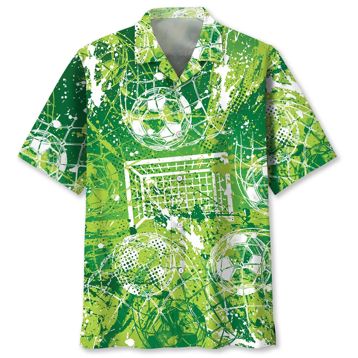 Football Goal Hawaiian Shirt For Beach Days, Summer Outings, And Thoughtful Gift Giving