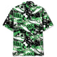 Football Green Hawaiian Shirt For Resort Trips, Coastal Parties, And Warm Weather Style