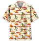Football Desert Hawaiian Shirt For Summer Vacation, Beach Travel, And Casual Wear