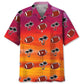 Football Palm Tree Hawaiian Shirt For Coastal Travel, Casual Events, And Comfortable Summer Wear