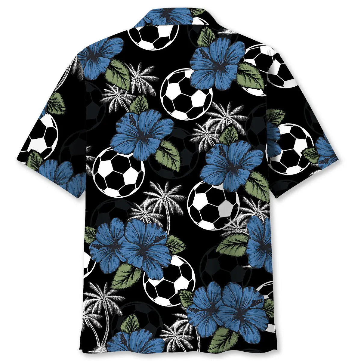 Tropical Football Nature Hawaiian Shirt For Tropical Holidays, Resort Trips, And Relaxed Coastal Style