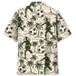Tropical Football Palm Tree Hawaiian Shirt For Coastal Travel, Casual Events, And Comfortable Summer Wear
