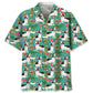 French Bulldog Beach Hawaiian Shirt For Tropical Holidays, Outdoor Gatherings, And Everyday Comfort