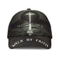 Walk By Faith Black Classic Cap For Travel Holidays Parties And Relaxed Casual Styling