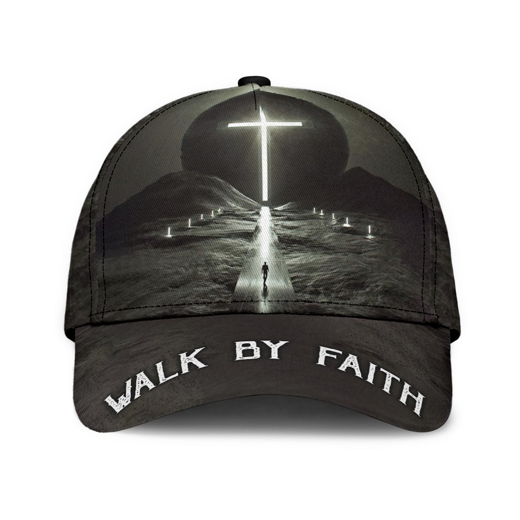 Walk By Faith Black Classic Cap For Travel Holidays Parties And Relaxed Casual Styling