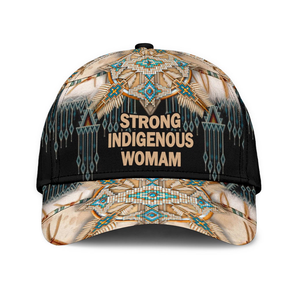 Strong Indigenous Woman Native Heritage Classic Cap For Casual Styling Holiday Travel And Weekend Adventures