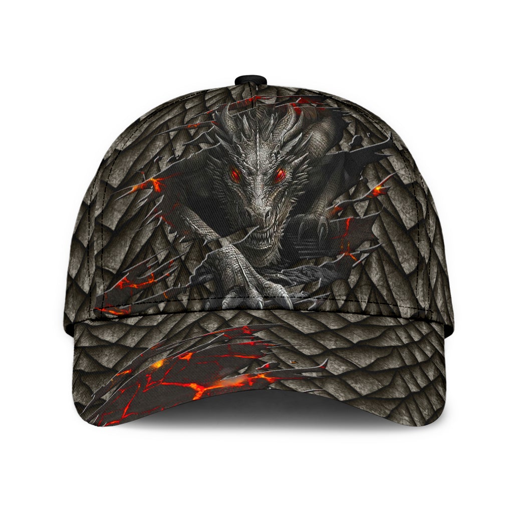 Dragon Lava Fire Fantasy Classic Cap For Everyday Wear Vacations And Seasonal Activities