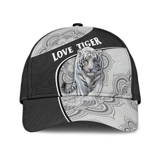 Love Tiger Wild Animal Classic Cap For Outdoor Events Beach Travel And Relaxed Daily Style