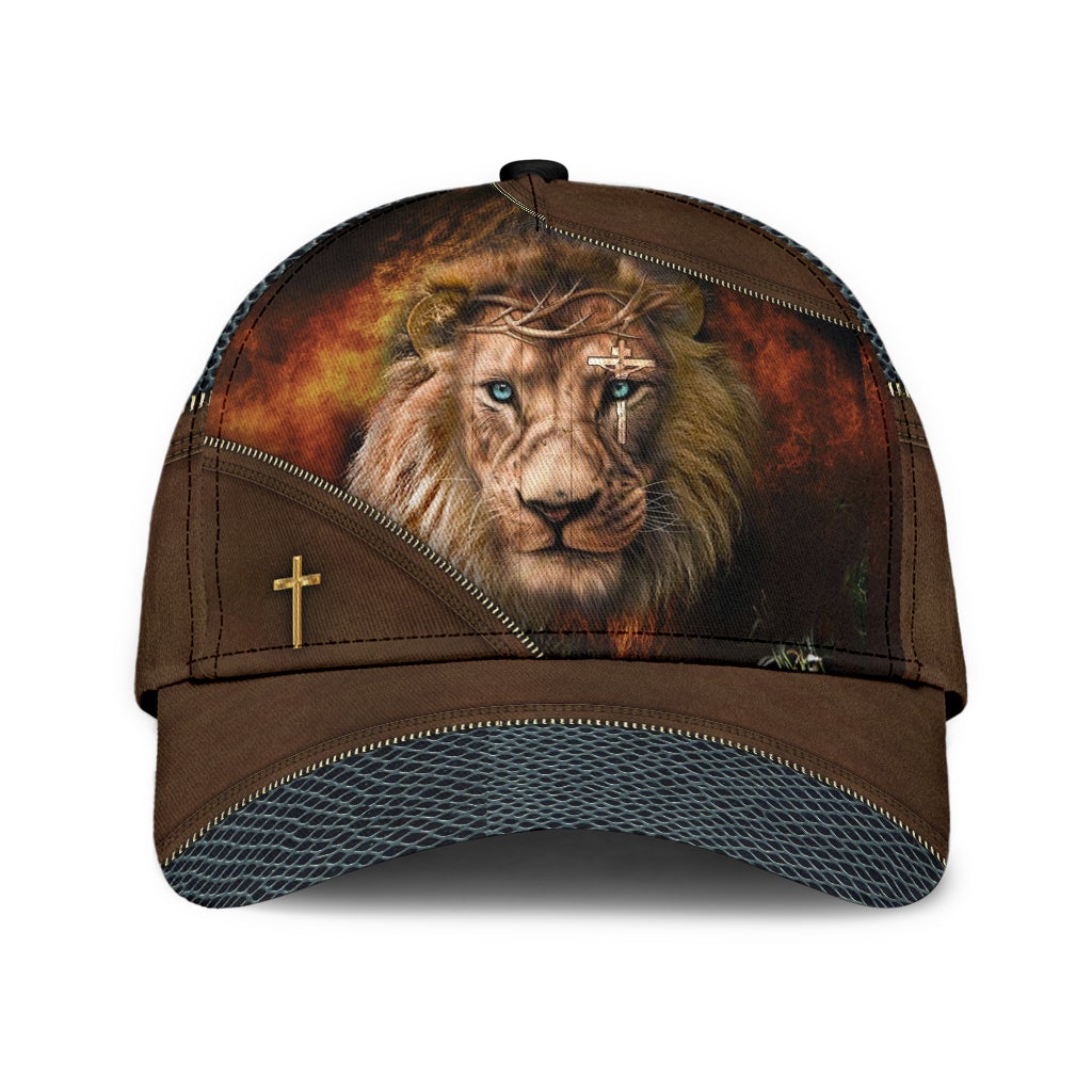 Jesus And Lion Strength Faith Classic Cap For Beach Travel Outdoor Events And Relaxed Casual Wear
