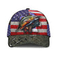 Fly Fishing American Flag Classic Cap For Festivals Holidays And Comfortable Everyday Wear