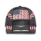 American Fishing Lover Outdoor Classic Cap For Travel Holidays Parties And Relaxed Casual Styling