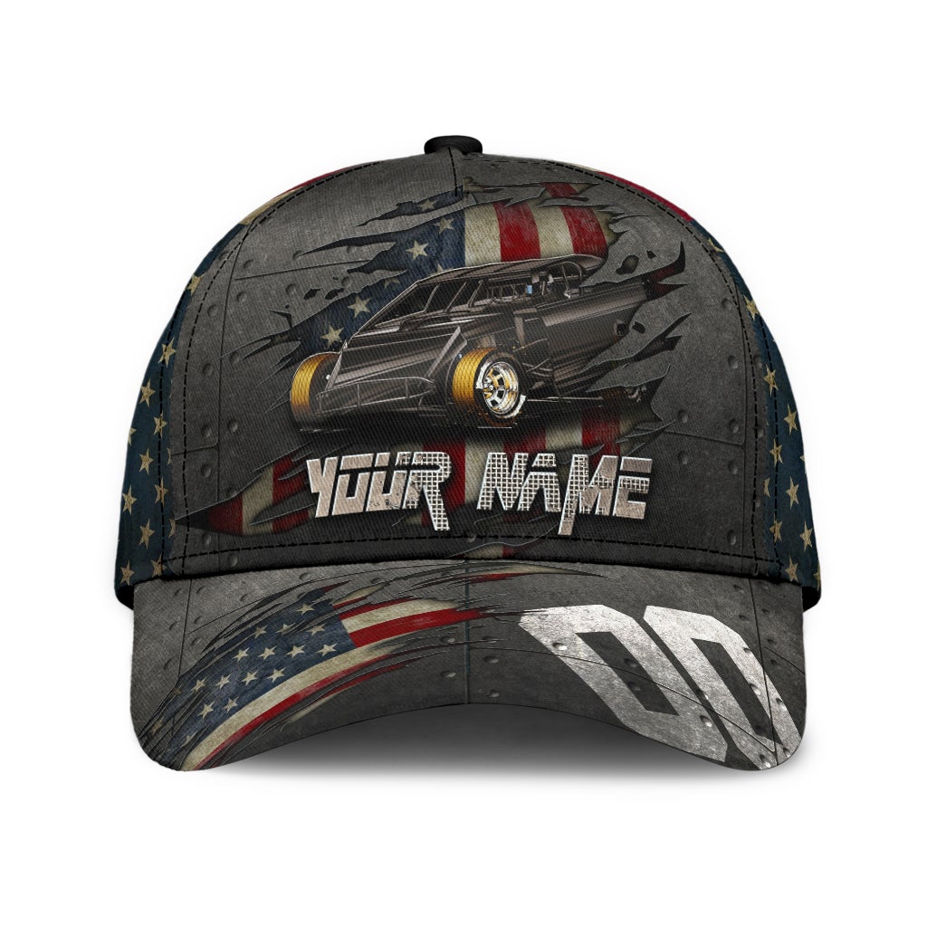 Custom Crack Dirt Racing American Classic Cap For Outdoor Travel Festivals And Relaxed Everyday Wear