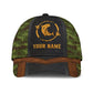 Custom Fishing Camouflage Personalized Name Classic Cap For Comfortable Daily Wear Travel And Weekend Outings