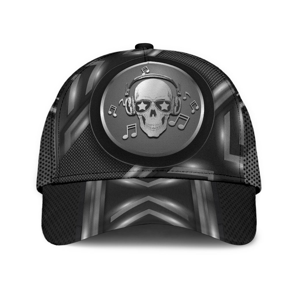 Skull Metal Music Classic Cap For Casual Adventures Parties And Seasonal Styling