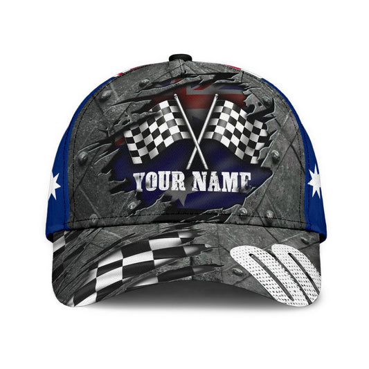 Custom Australian Crack Racing Classic Cap For Nature Lovers Travel And Casual Daily Styling