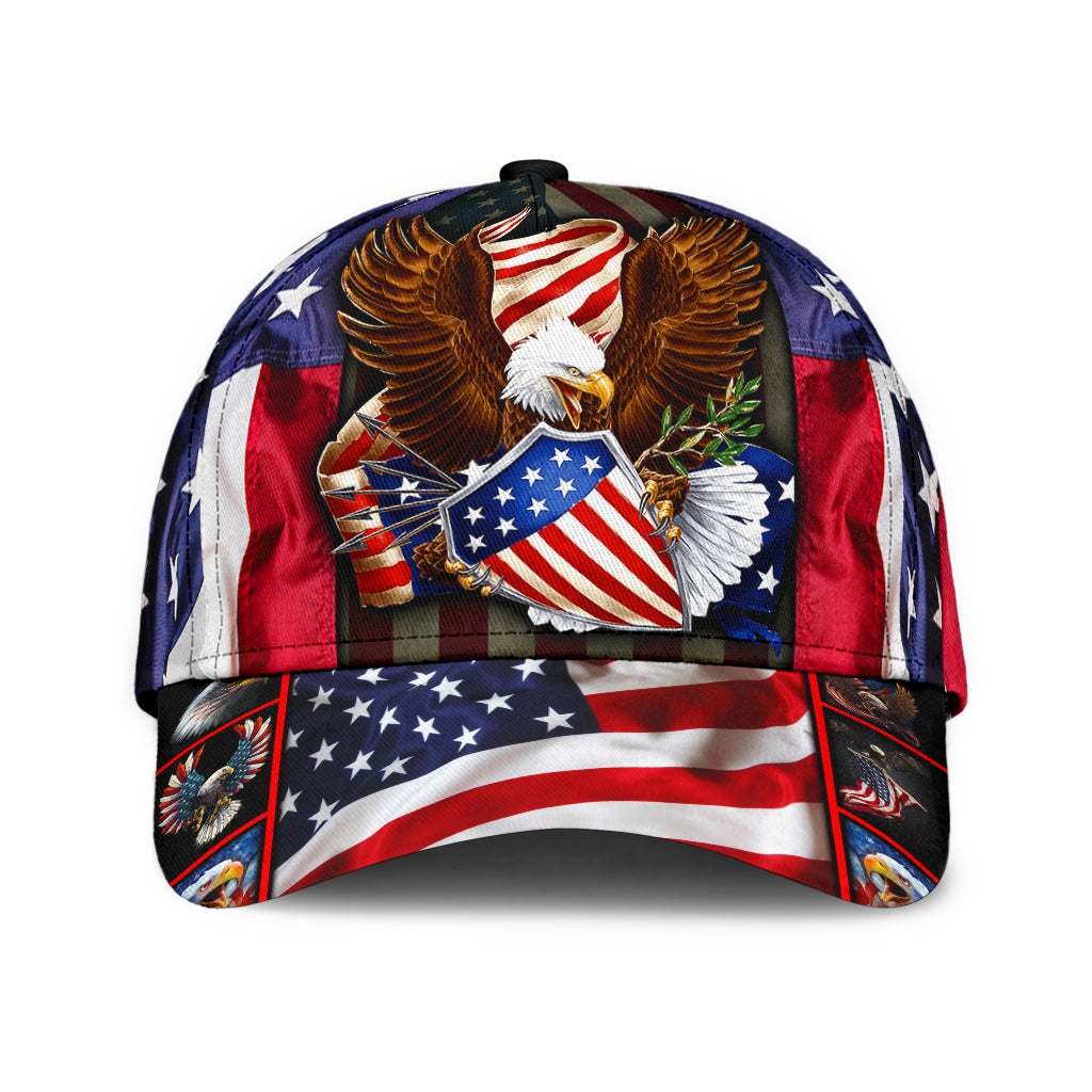Eagle American Flag Patriotic Classic Cap For Weekend Adventures Festivals And Gift Giving