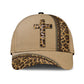 Leopard Faith Cross Classic Cap For Festivals Vacations Outdoor Fun And Daily Comfort