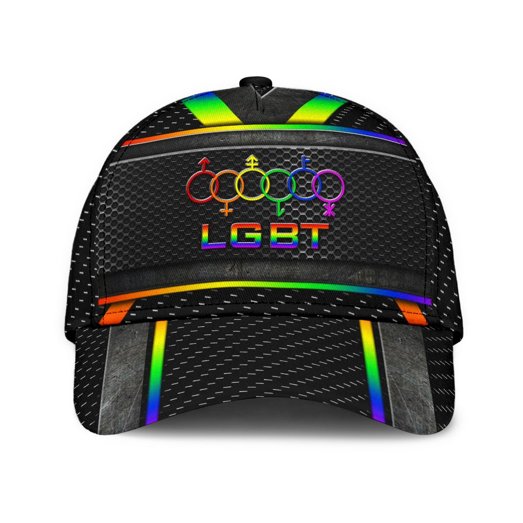 Proud LGBT Pride Equality Classic Cap For Vacations Festivals Parties And Everyday Outfits