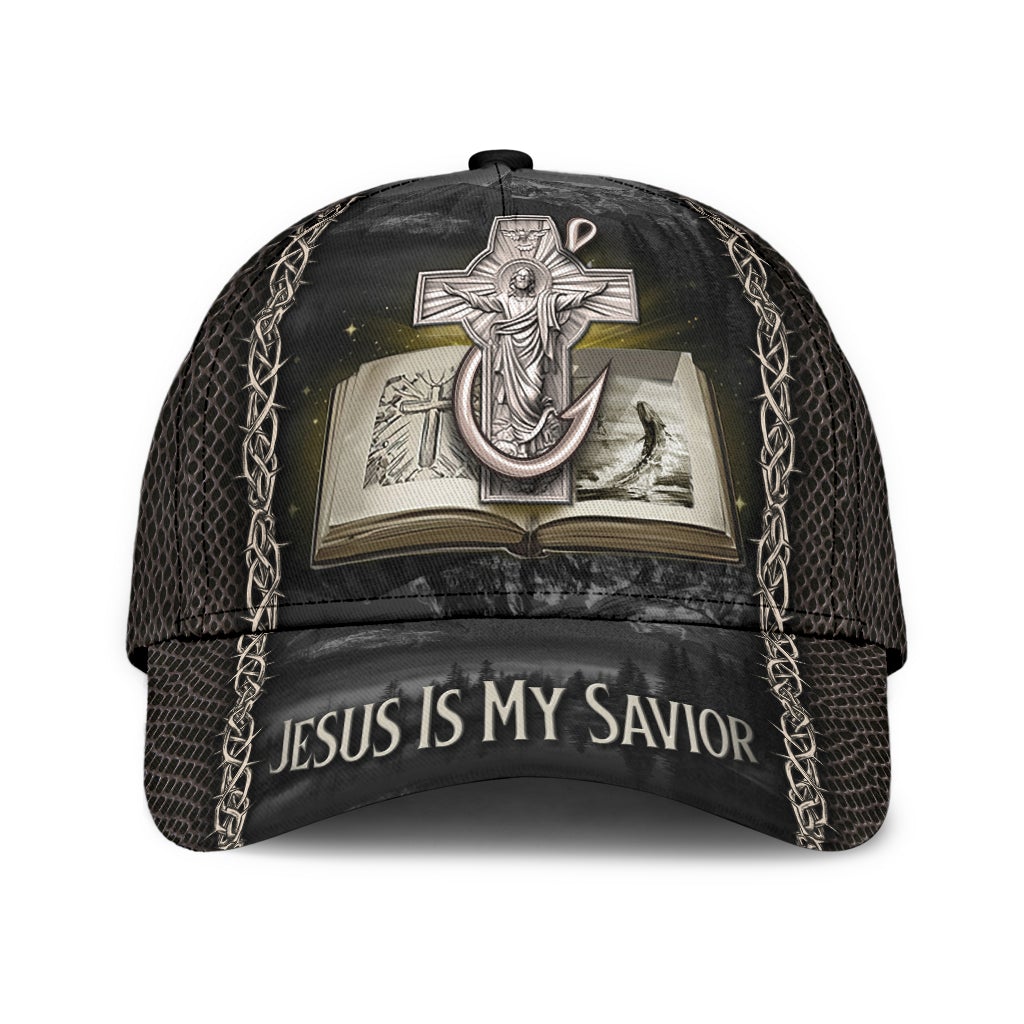 Fishing Faith Savior Classic Cap For Vacations Festivals Parties And Everyday Outfits