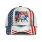White American Horses Freedom Classic Cap For Summer Activities Vacations And Comfortable Daily Wear