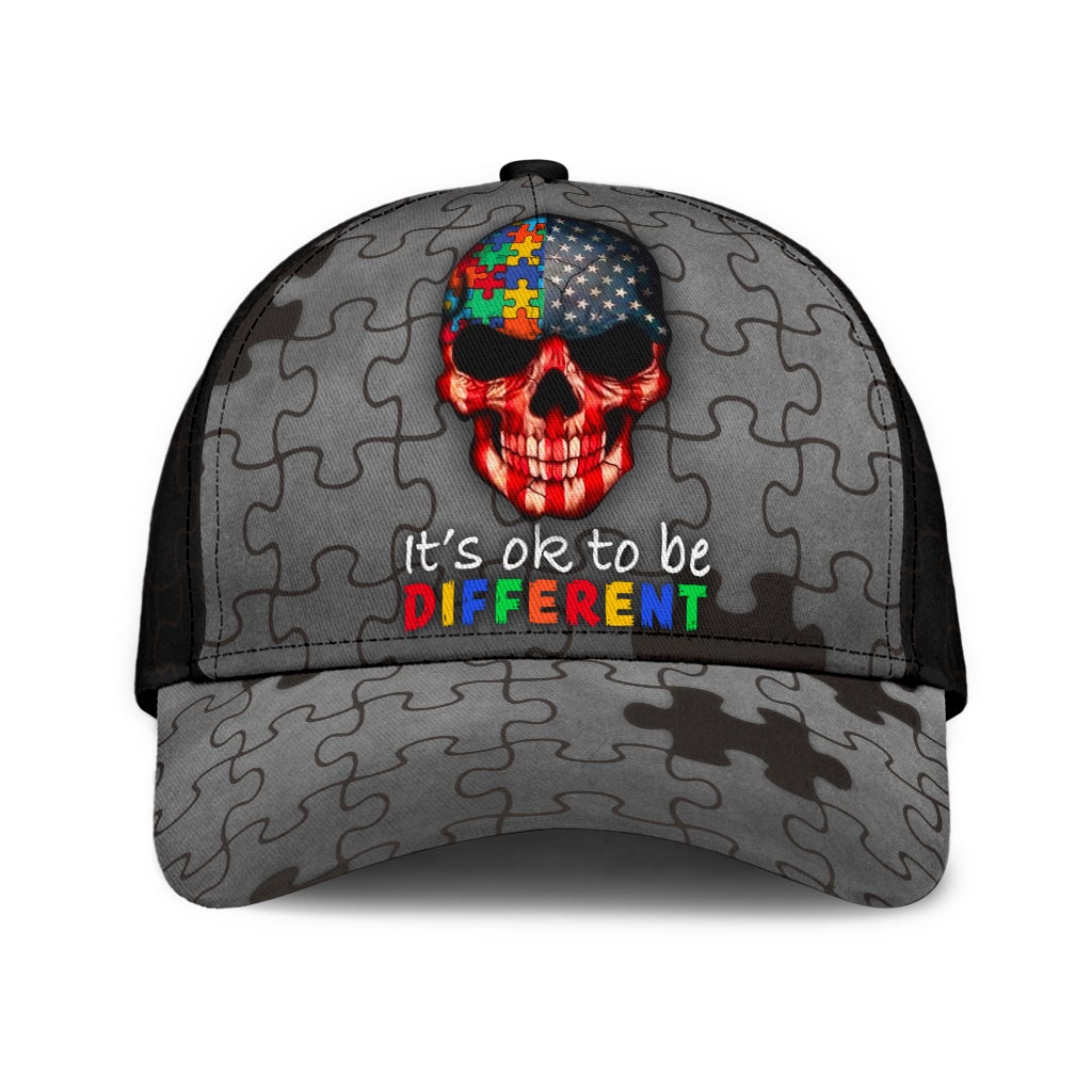 Autism Its Okay To Be Different Classic Cap For Casual Travel Parties And Comfortable Outdoor Wear