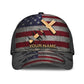 Custom Faith American Flag Classic Cap For Weekend Travel Outdoor Events And Casual Outfits