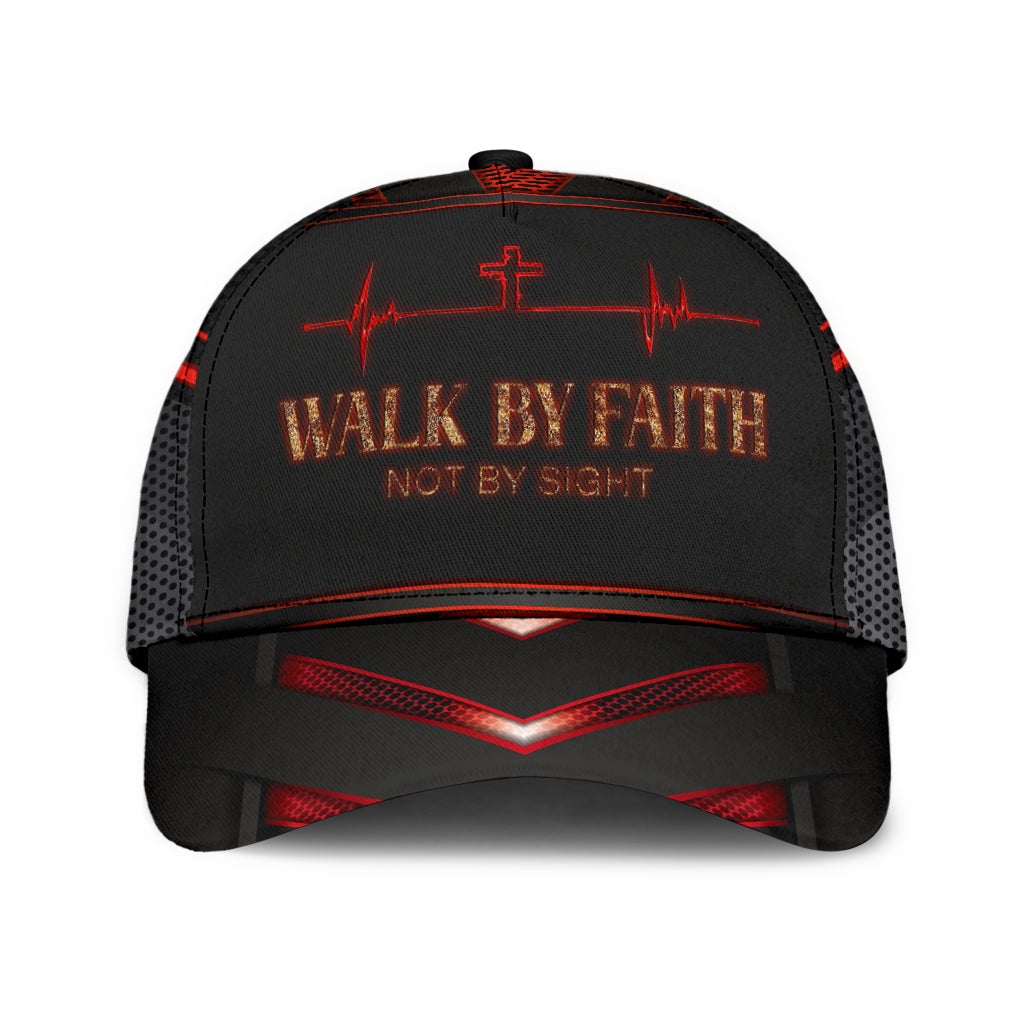 Walk By Faith Not Sight Classic Cap For Casual Travel Parties And Comfortable Outdoor Wear
