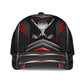 Golf Metal Red Carbon Classic Cap For Seasonal Outings Outdoor Adventures And Daily Wear