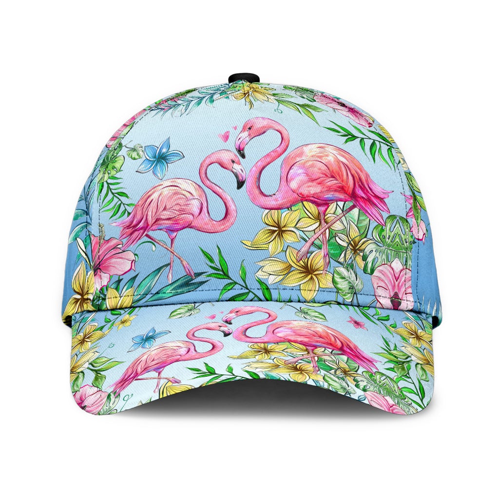 Flamingo Tropical Pattern Classic Cap For Outdoor Adventures Festivals And Casual Wear