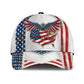 Custom Proud American Eagle Personalized Name Classic Cap For Daily Styling Weekend Travel And Outdoor Activities