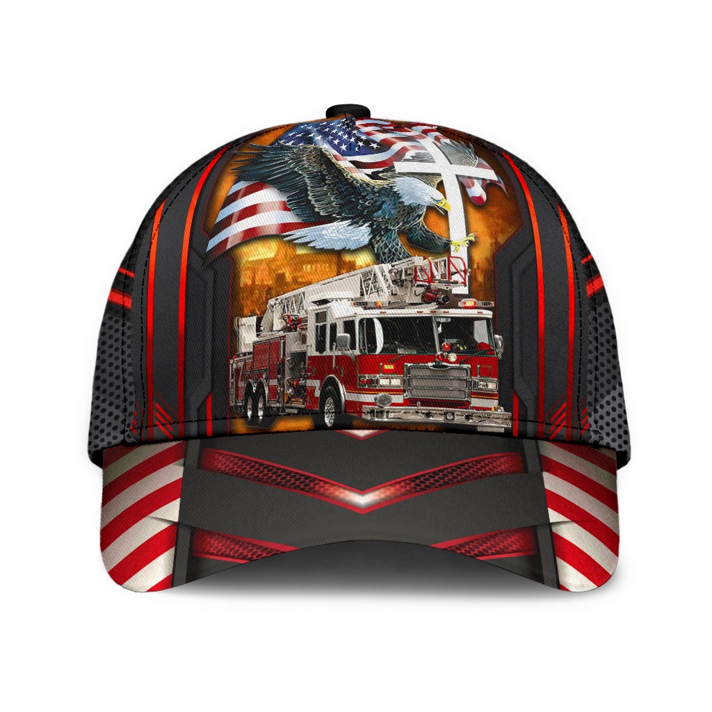 Faith American Eagle Firefighter Classic Cap For Everyday Accessories Festivals And Relaxed Outings