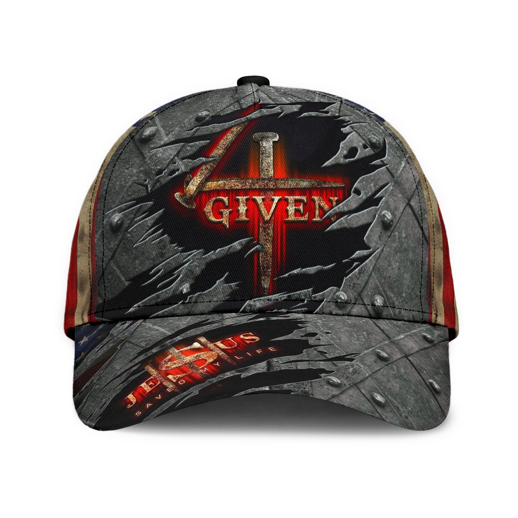 Jesus Forgiven Grace Message Classic Cap For Daily Styling Weekend Travel And Outdoor Activities