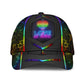 LGBT Neon Hexagon Pride Glow Classic Cap For Outdoor Events Beach Travel And Relaxed Daily Style