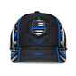 Police Blue Flag Carbon Pattern Classic Cap For Beach Vacations Outdoor Trips And Everyday Comfort