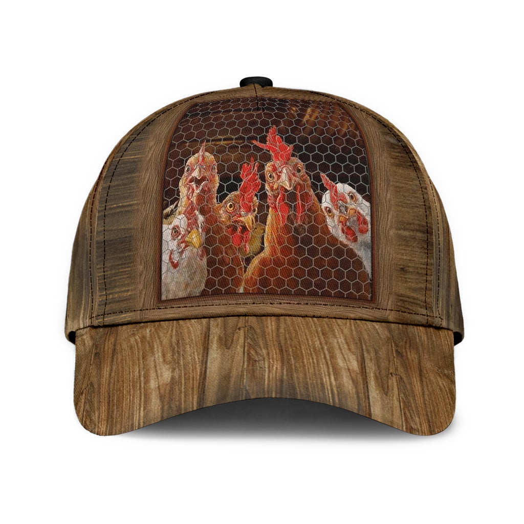 Rooster Family Farm Life Classic Cap For Everyday Accessories Vacations And Outdoor Fun