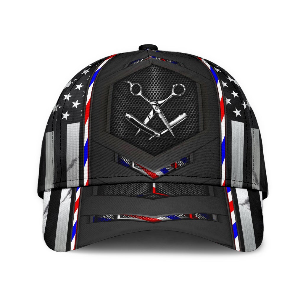Barber Flag Carbon Professional Classic Cap For Holiday Adventures Parties And Comfortable Styling