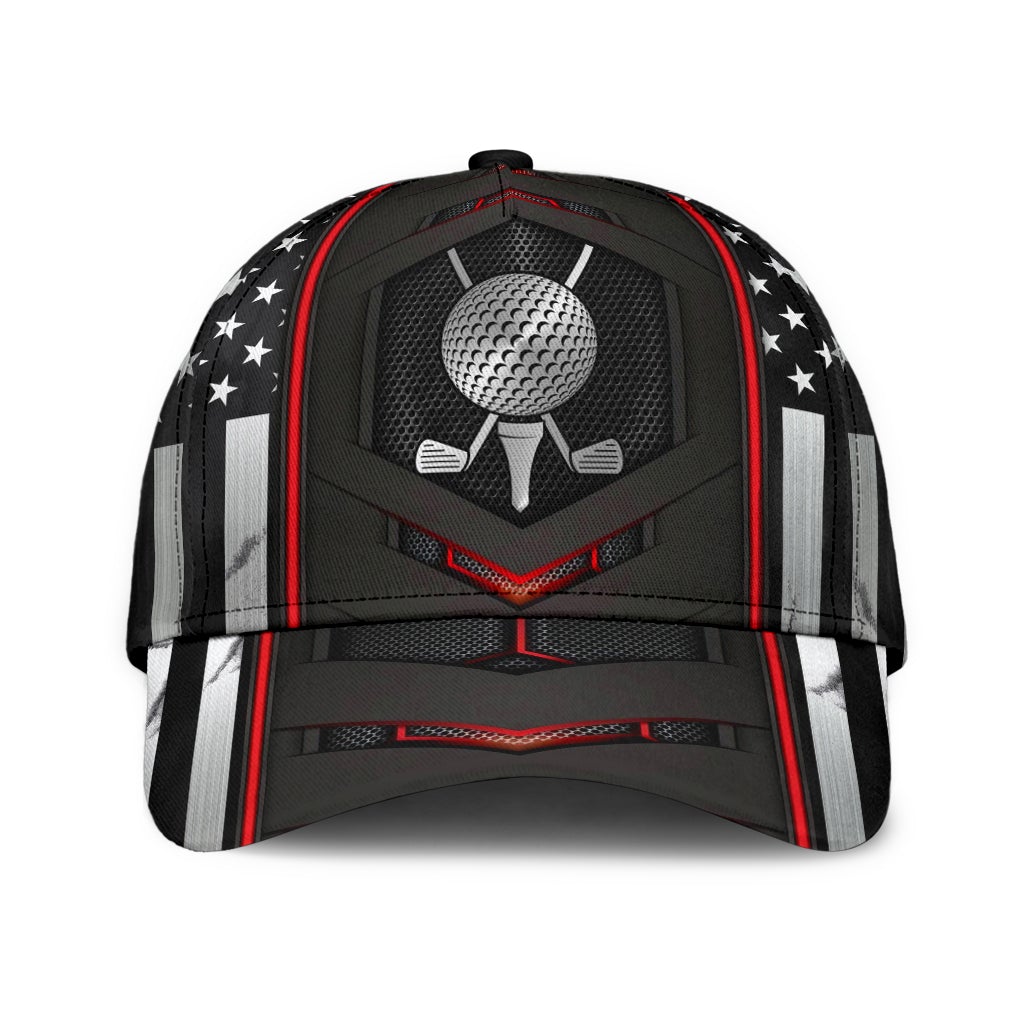 Golf Red Flag Carbon Classic Cap For Casual Adventures Parties And Seasonal Styling
