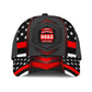 Custom Firefighter US Flag Red Carbon Classic Cap For Daily Styling Weekend Travel And Outdoor Activities