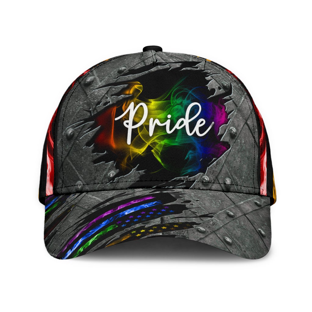 Pride Smoke Vintage Classic Cap For Summer Vacations Parties And Outdoor Events