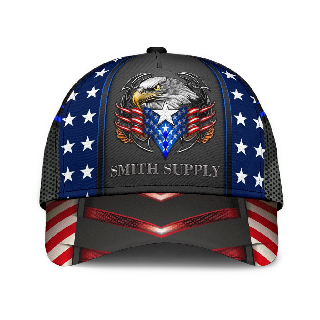 Smith Supply Eagle American Patriotic Classic Cap For Seasonal Outings Outdoor Adventures And Daily Wear