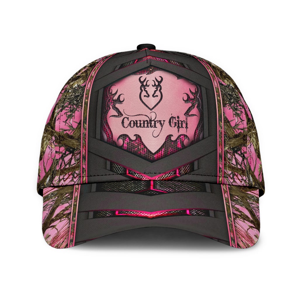 Hunting Deer Country Girl Classic Cap For Casual Events Beach Trips And Thoughtful Gifting
