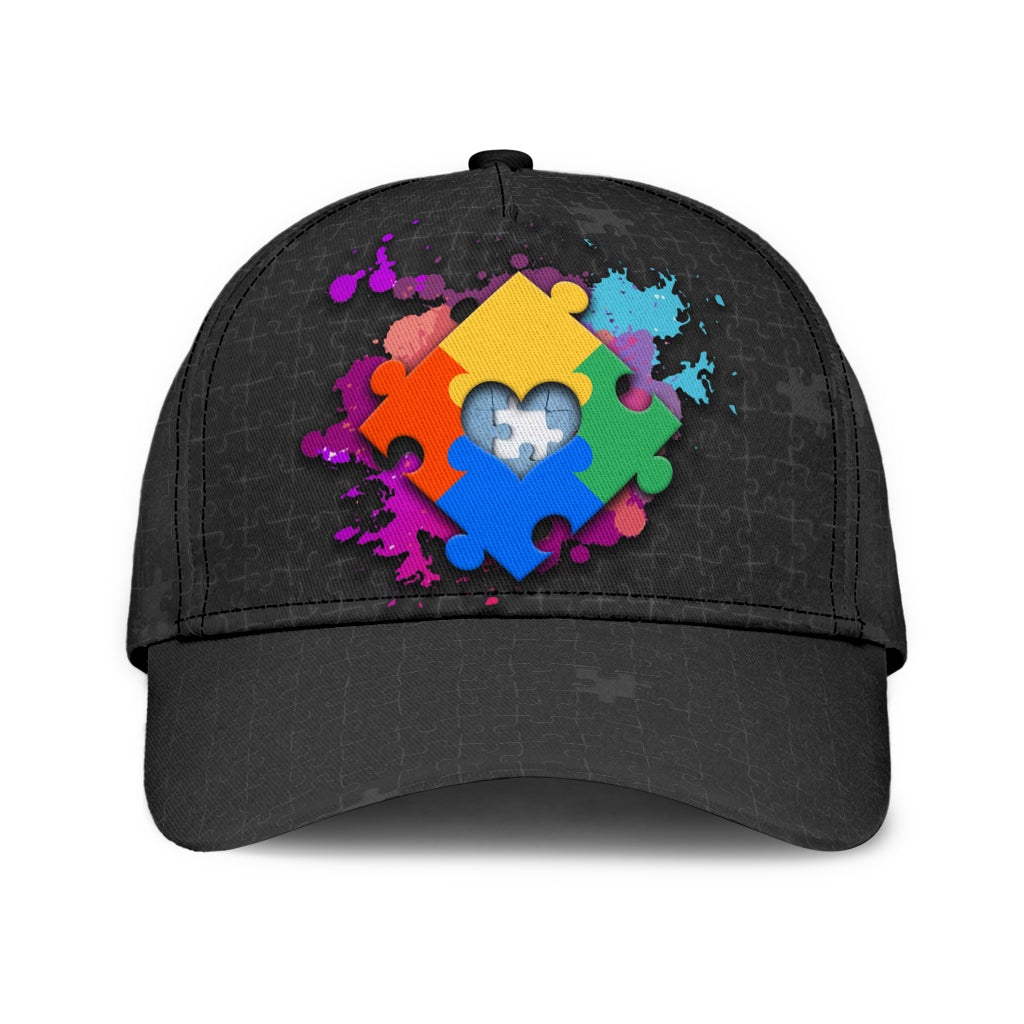 Autism Be Kind Awareness Support Classic Cap For Outdoor Events Beach Travel And Relaxed Daily Style
