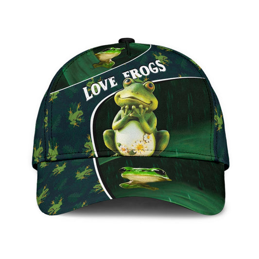 Love Frog Cute Nature Classic Cap For Holiday Trips Daily Outfits And Thoughtful Gifting