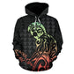 Hawaii Warrior Helmet Hoodie For Everyday Wear Outdoor Adventures And Comfortable Style