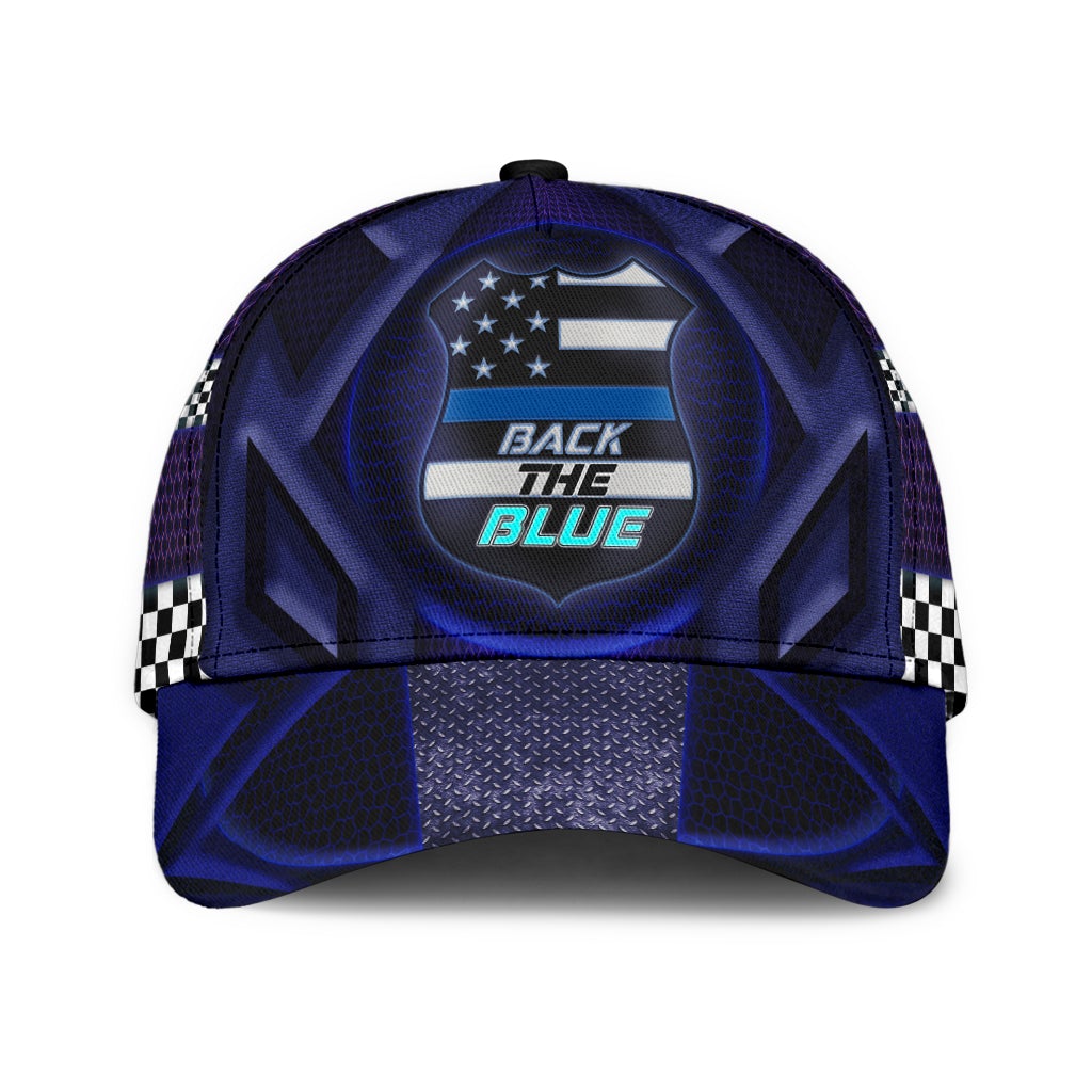 Back The Blue Police Support Classic Cap For Comfortable Casual Wear Holidays And Outdoor Trips