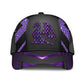 Dragon Purple Pattern Classic Cap For Festivals Vacations Outdoor Fun And Daily Comfort