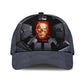 Skull Fire Hexagonal Classic Cap For Weekend Travel Outdoor Events And Casual Outfits